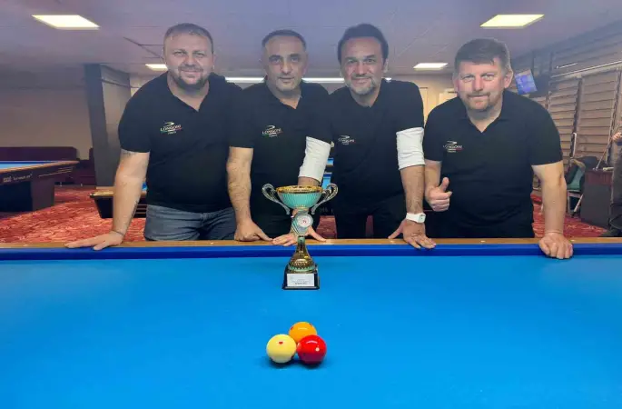 Bölgesel 3 bant bilardo kulüpler ligi Düzce’de tamamlandı
