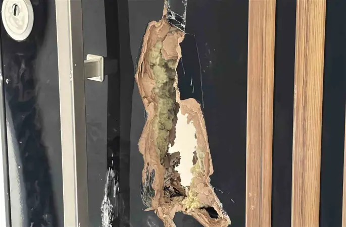 Burdur’da inşaat halindeki apartmana zarar veren şahıslar yakalandı
