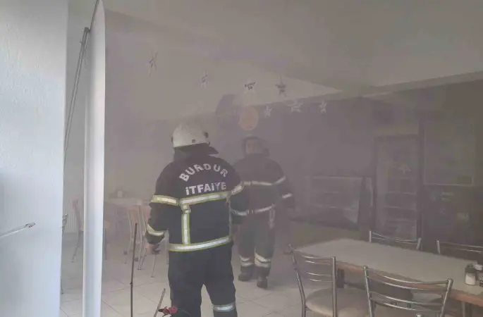 Burdur’da pide salonunda doğalgaz patlaması: 1 yaralı
