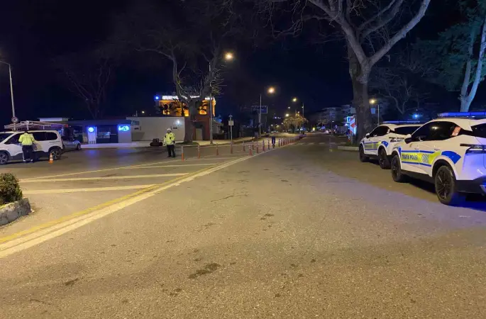 Bursa’da trafikte gece denetimi
