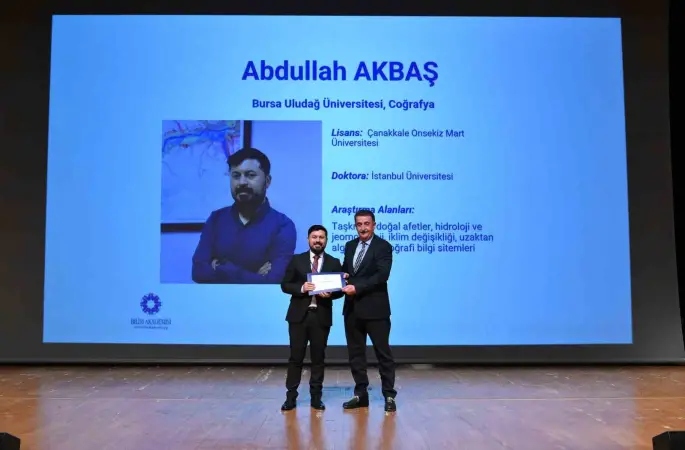 BUÜ’lü akademisyene "Bilim Akademisi 2026" ödülü
