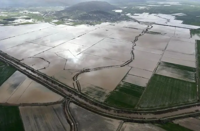 Büyük Menderes’te su seviyesi en yüksek seviyeye ulaştı
