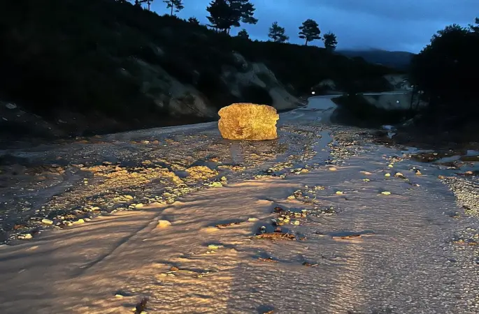 Çameli’nde sel ve heyelana karşı yoğun mesai
