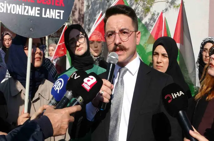 Çanakkale’den Filistin’e destek
