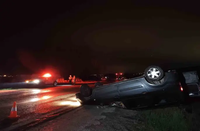 Çan’da trafik kazası 2 yaralı
