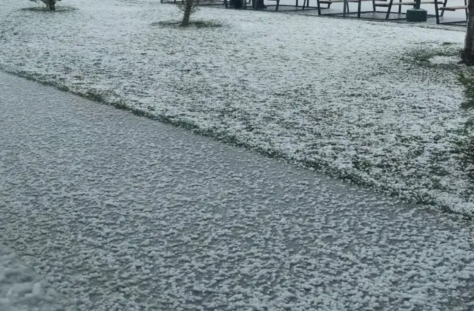 Çankırı’da dolu yağışı etkili oldu
