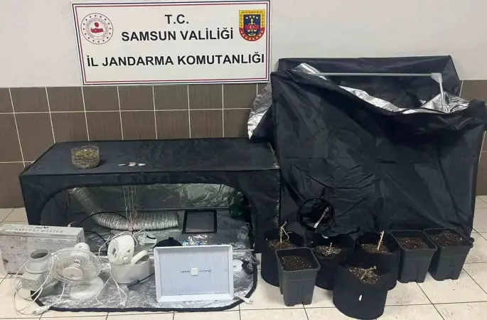 Çarşamba’da jandarmadan uyuşturucu operasyonu
