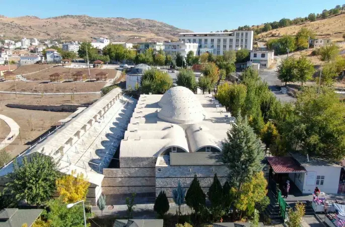 Çermik kaplıcaları ziyaretçilerini ağırlıyor
