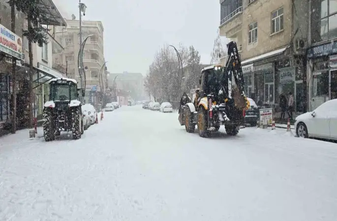 Çermik’te kar esareti
