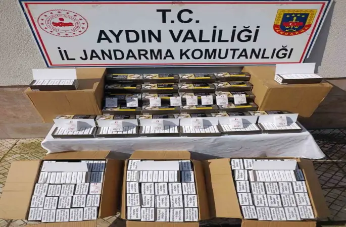 Çine’de 55 bin adet kaçak makaron ele geçirildi
