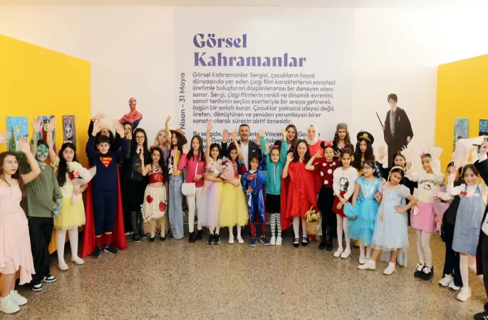 Çocuklar hayal gücünü sanatla buluşturdu
