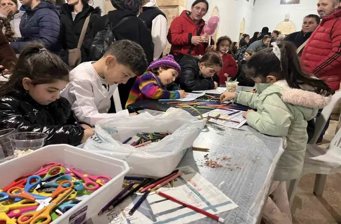 Çocuklar Ramazan şenliğinde eğlendi
