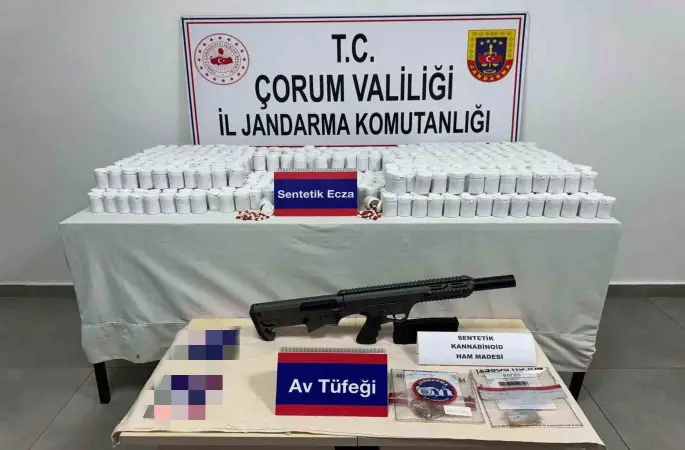 Çorum’da jandarma ekiplerinden uyuşturucu operasyonu: 5 gözaltı
