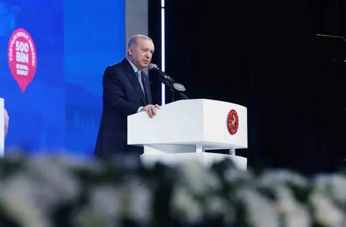 Cumhurbaşkanı Erdoğan: "İstanbul’un güvenliği için yegane çözüm kentsel dönüşümdür"
