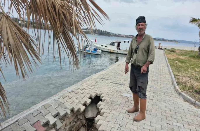 Datçalı balıkçıdan belediyeye tepki
