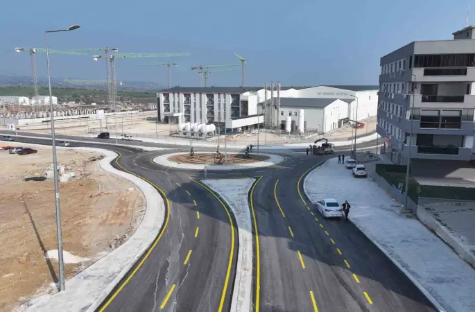 Denizli Acil Durum Hastanesine ulaşım altyapısı tamamlandı
