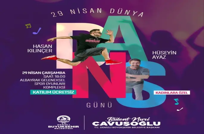 Denizli’de 29 Nisan Dünya Dans Günü’ne özel kutlama
