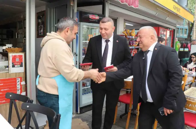 DESOB Başkanı Erbeği, Denizli esnafını ziyaret etti
