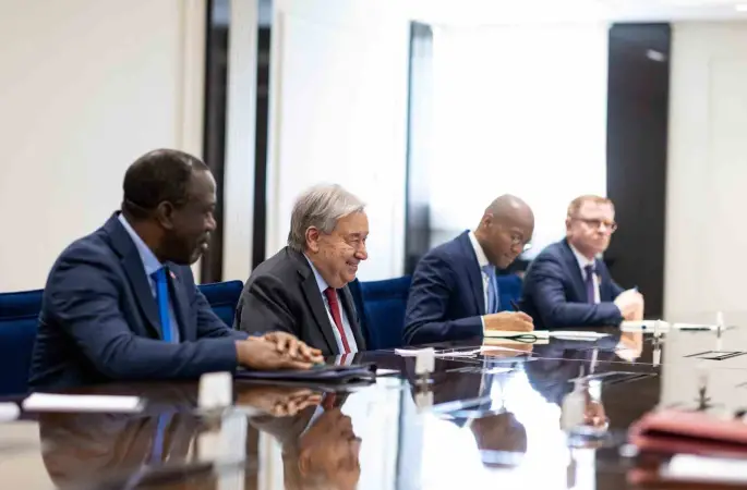 Dışişleri Bakanı Hakan Fidan, Birleşmiş Milletler Genel Sekreteri Antonio Guterres ile Ankara’da bir araya geldi.
