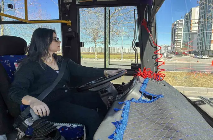 Diyarbakır’da 50 kadın, otobüs şoförü olabilmek için eğitim alıyor
