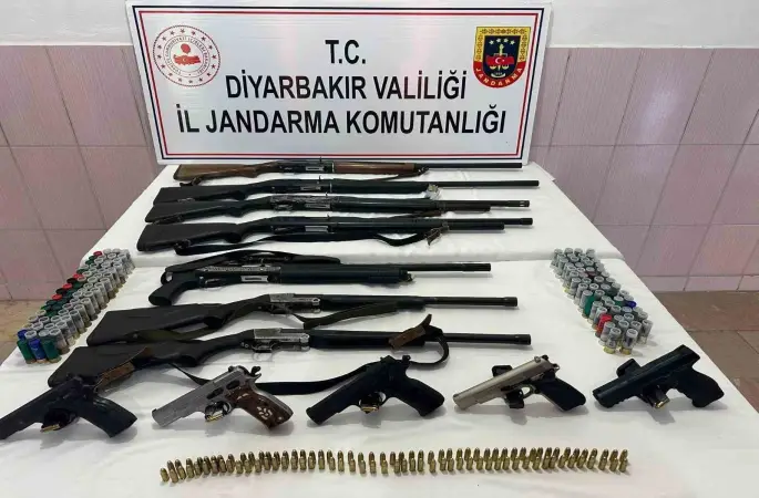 Diyarbakır’da silah kaçakçılarına darbe
