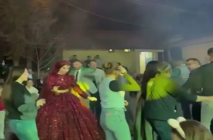 Düğün günü hayatını kaybeden çiftin bir gün önceki kına gecesinden görüntüleri ortaya çıktı
