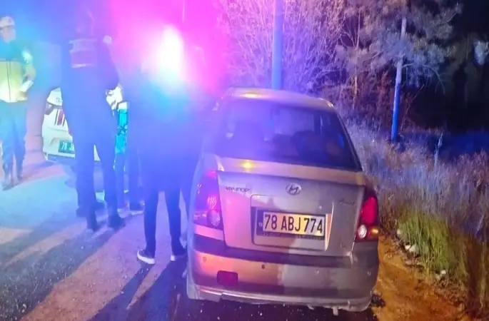 Dur ihtarına uymayan sürücü kovalamacayla yakalandı
