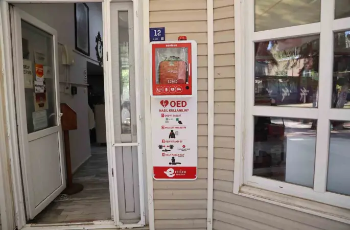 Efeler’de acil müdahale için OED cihazları devreye giriyor
