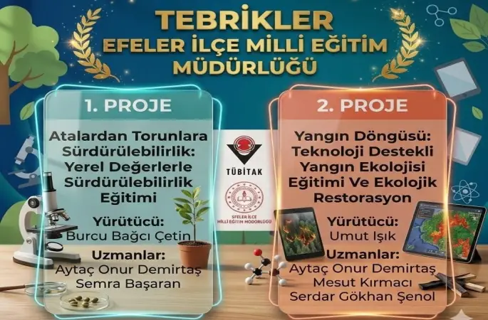 Efeler’in 2 projesi desteklenmeye hak kazandı
