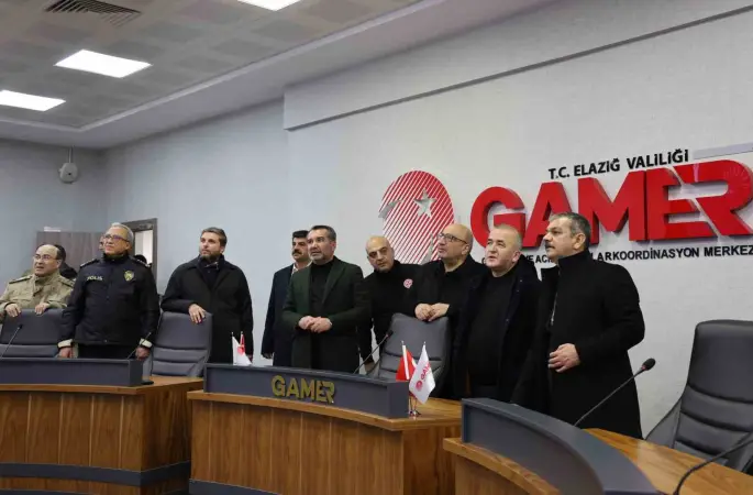 Elazığ il protokolü GAMER’i ziyaret etti
