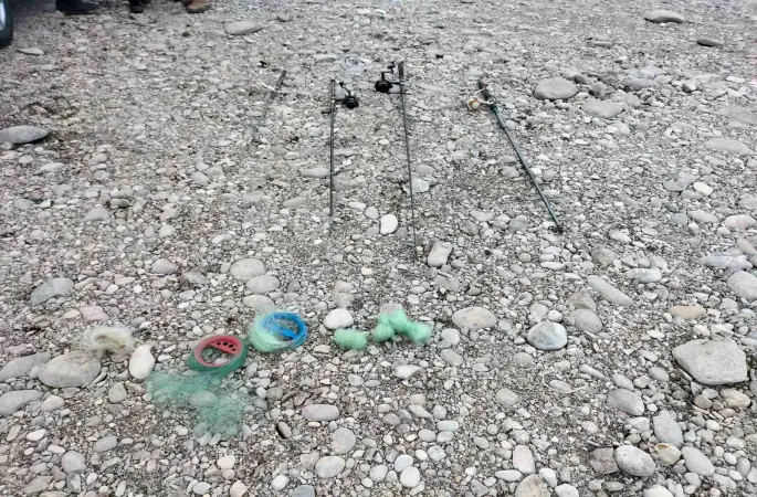 Elazığ’da kaçak balık avlayanlara operasyon
