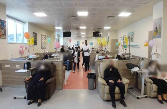 Elazığ’da kanser hastalarına moral verildi
