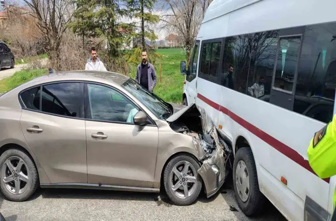 Elazığ’da trafik kazası: 1 yaralı
