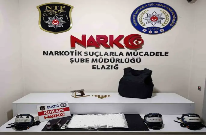 Elazığ’da uyuşturucuyla mücadele: 1 tutuklama
