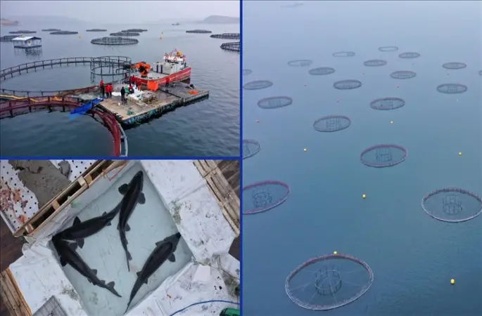 Elazığ'daki tesis mersin balığı yetiştiriciliğiyle havyarda üretim üssü olmak için çalışıyor