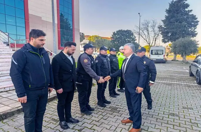 Emniyet Müdürü Aktaş ilçelerde güvenlik denetimi yaptı
