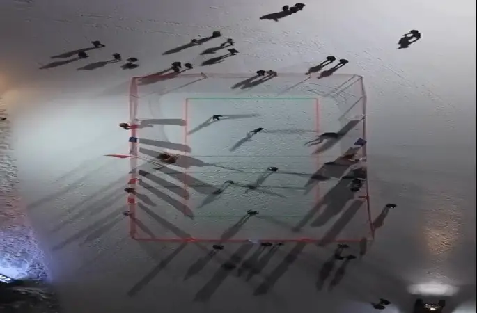 Ergan Dağı’nda kurumlar arası kar voleybolu heyecanı
