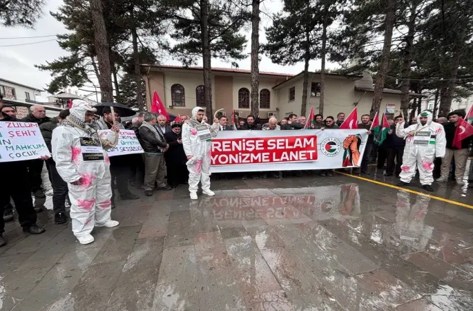 Erzincan’da Filistin için tek yürek çağrısı
