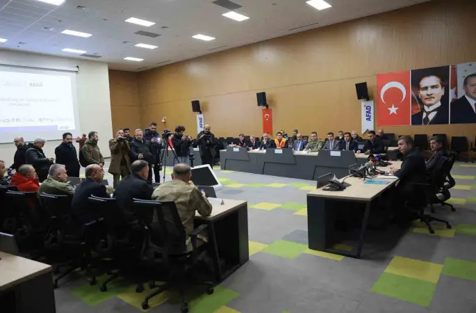 Erzincan’da kış ve yılbaşı tedbirleri masaya yatırıldı
