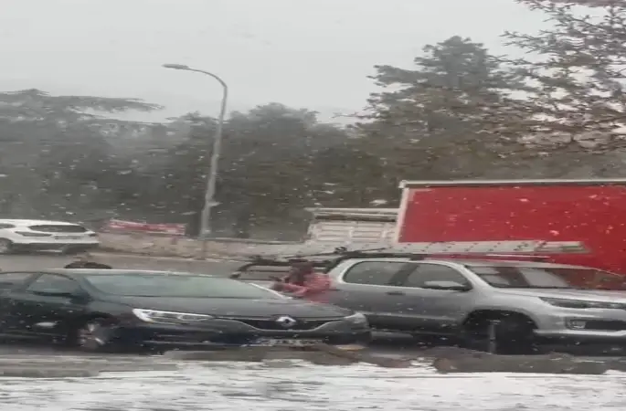 Eskişehir’e nisan ayında kar sürprizi
