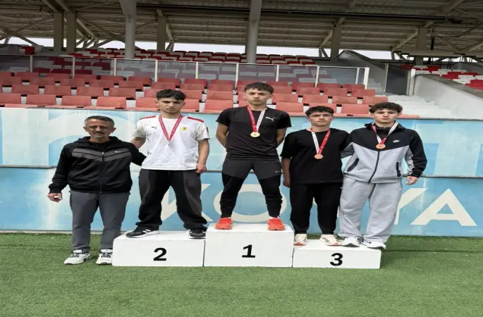 Eskişehirli atletler Konya’dan madalya ile döndü

