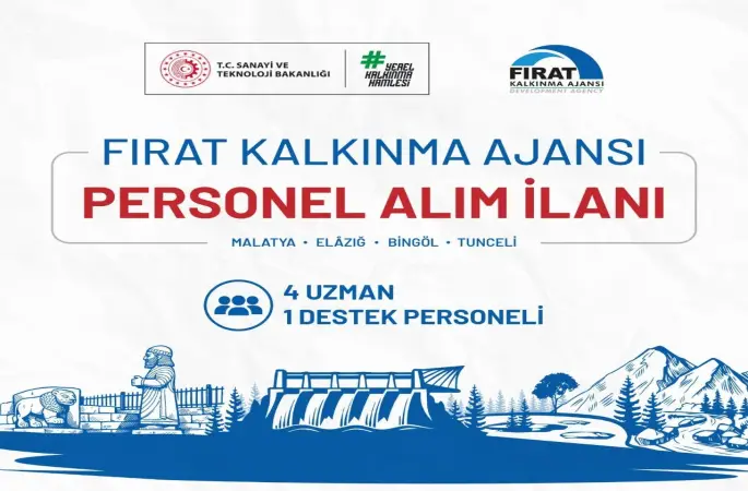 Fırat Kalkınma Ajansı personel alımı yapacak
