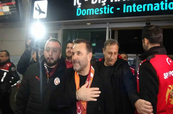 Galatasaray kafilesi Konya’ya geldi
