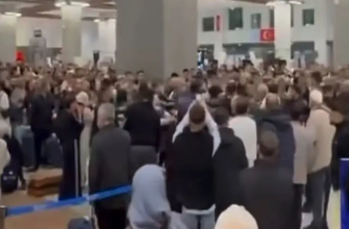 Gaziantep Havalimanı’ndan kavga ve gerginlik

