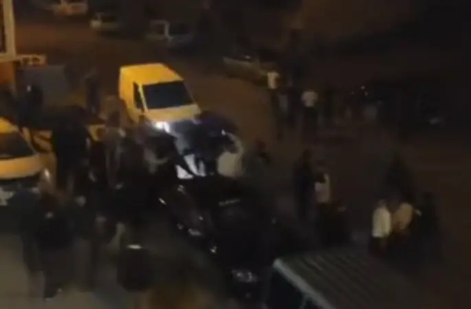 Gaziantep’te kan donduran görüntüler: Aracıyla kavga edenleri ezdi

