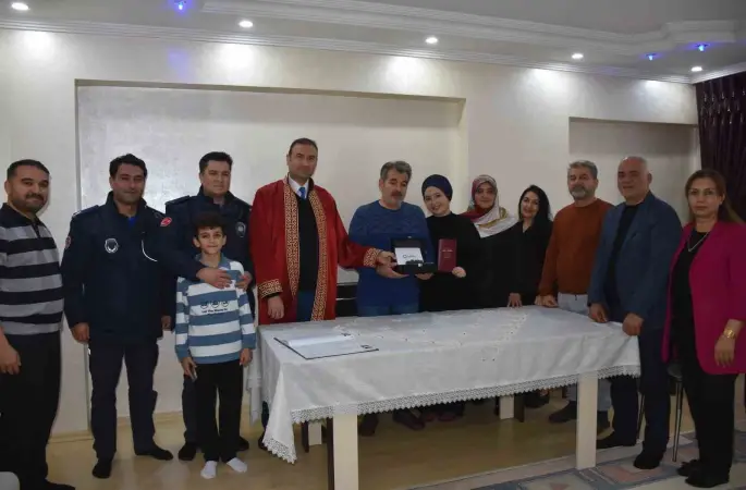 Gaziantep’te yoğun kar yağışı nikaha engel olamadı
