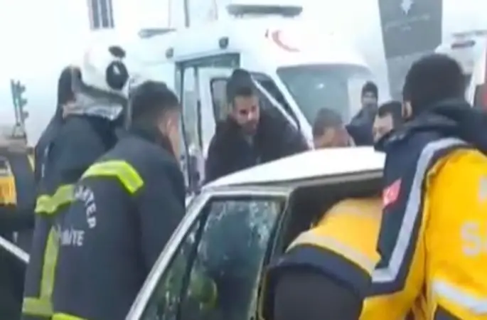 Gaziantep’te zincirleme trafik kazası: 1 ölü, 6 yaralı
