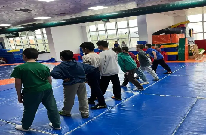 Geleceğin pehlivanları güreş kursuyla yetişiyor
