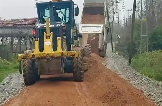 Gerze grup yolları modernize ediliyor
