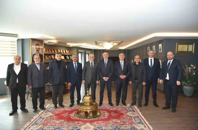 Gıda ve Kontrol Genel Müdürü Dilber, Başkan Dumandağ ile bir araya geldi
